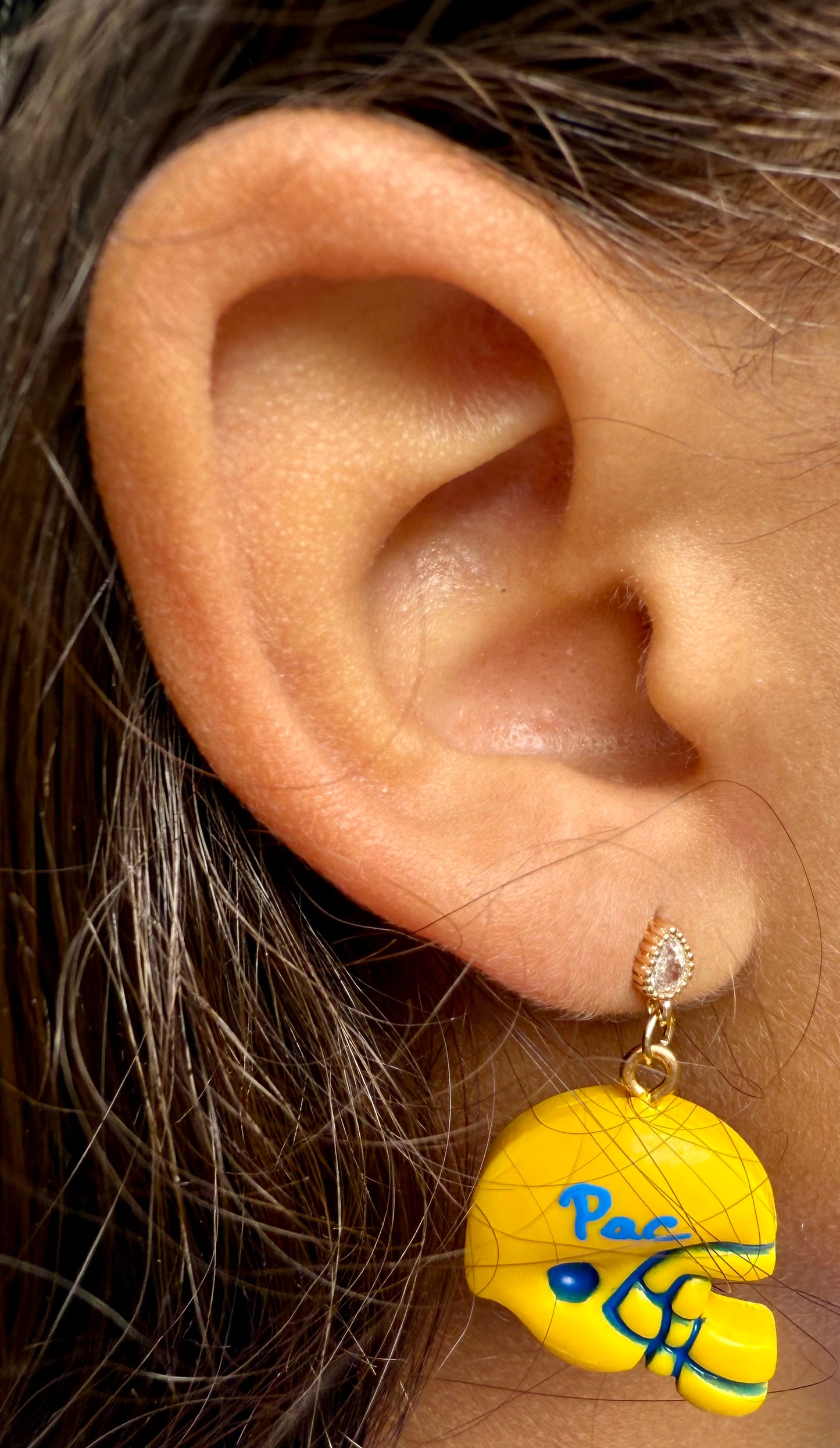 Football Helmet Earrings