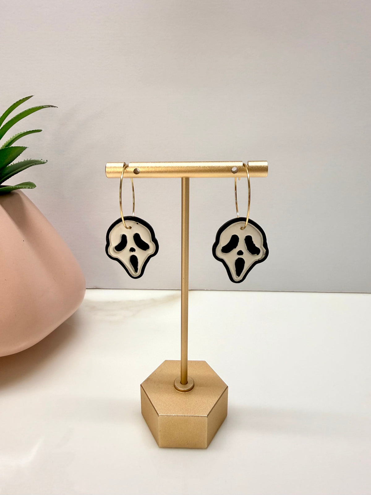 Scream Ghost Earrings