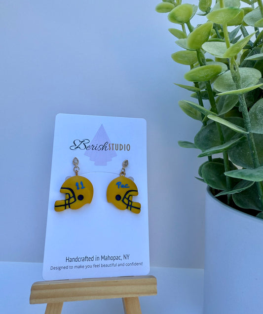Football Helmet Earrings