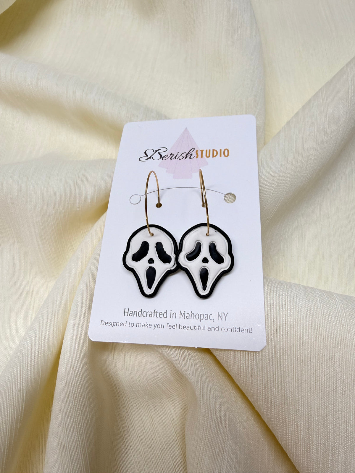 Scream Ghost Earrings
