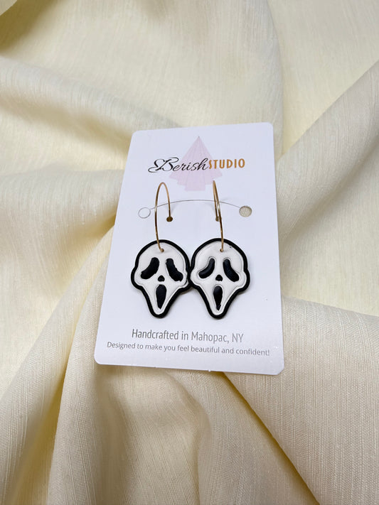 Scream Ghost Earrings
