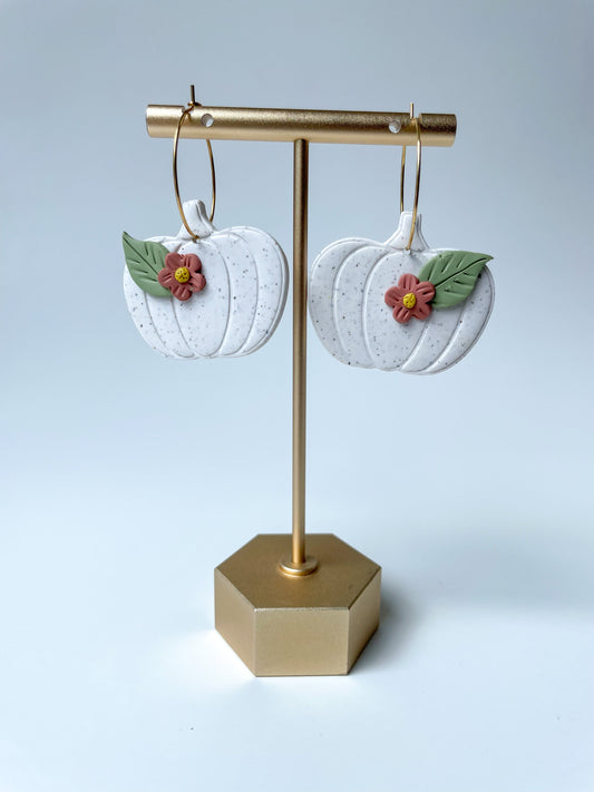 White Pumpkin Hoops